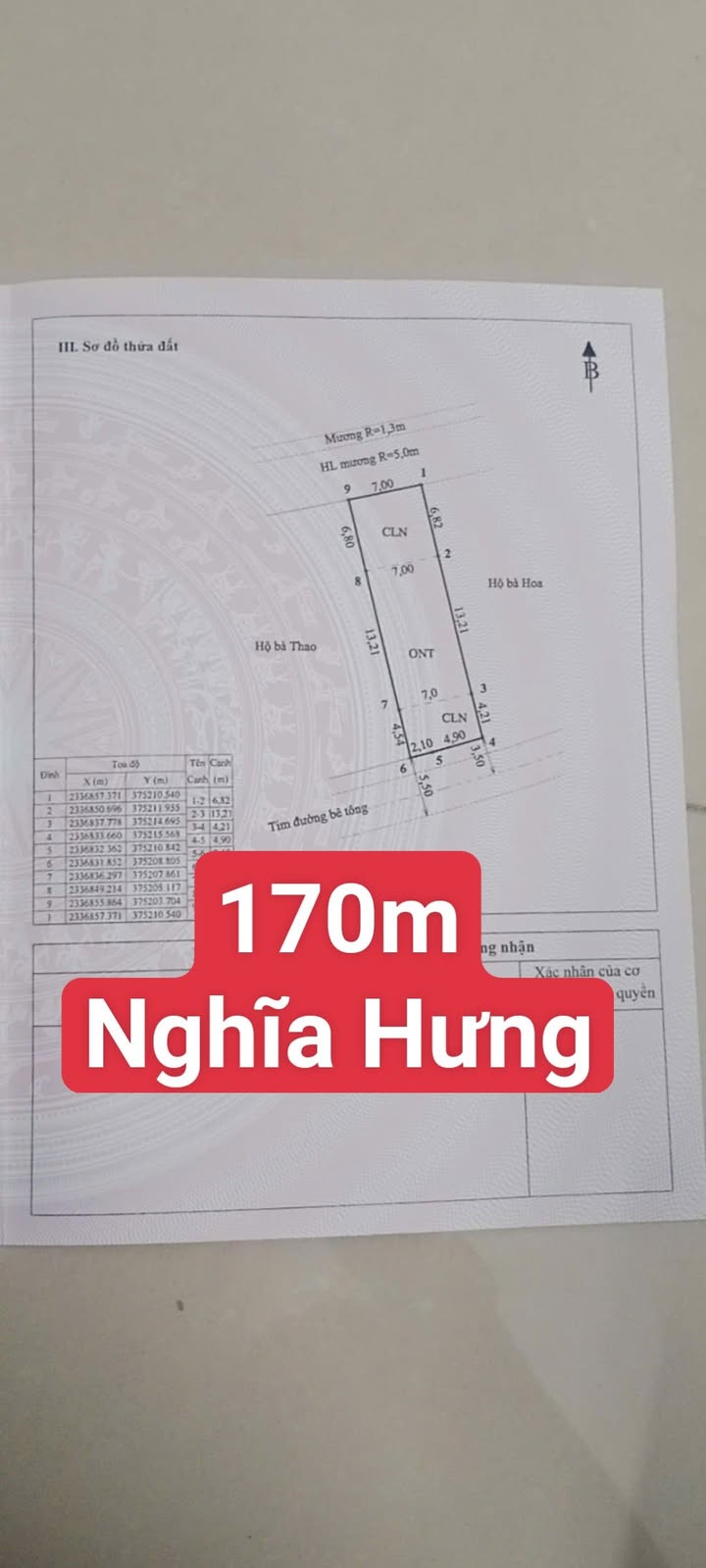 Đất nền An Sinh, Đông Triều 170m² giá thỏa thuận - Sổ hồng chính chủ!