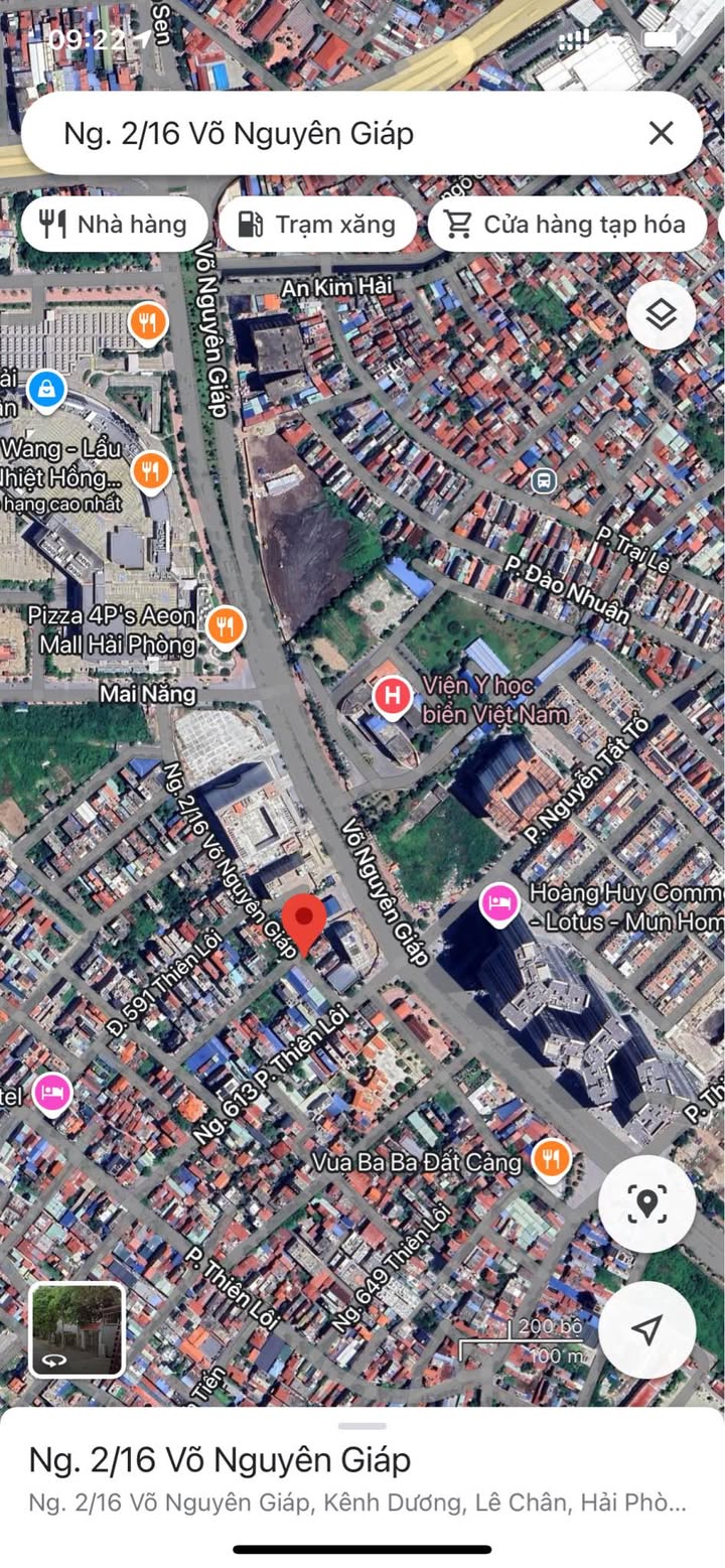 Đất nền tuyến 2 Võ Nguyên Giáp, 305m² giá 42.65 tỷ - Lô góc 2 mặt tiền đẹp!