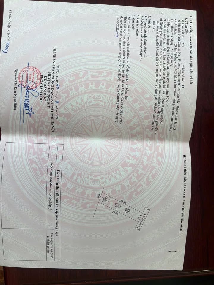 Đất thổ cư Hạnh Côn, Xuân Mai 159m² chỉ 2 tỷ - Cơ hội đầu tư hiếm có!