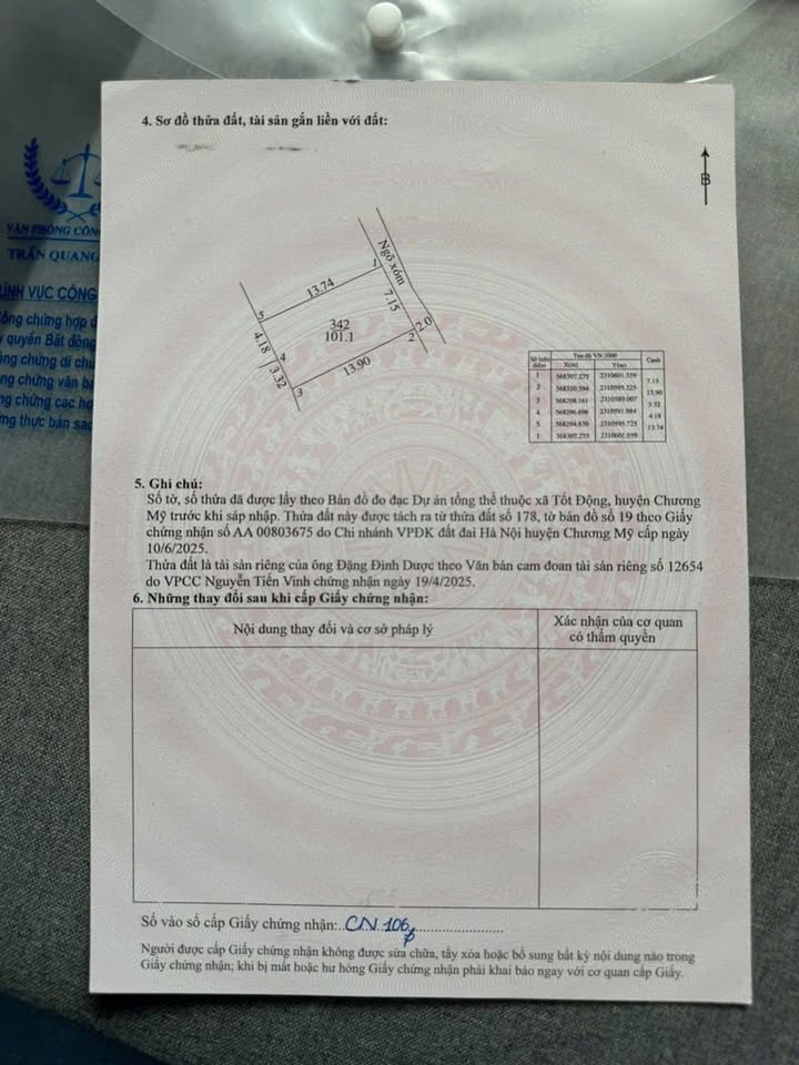 Đất thổ cư 100m² tại Quảng Bị, Chương Mỹ chỉ 1 tỷ - Đầu tư sinh lời ngay!