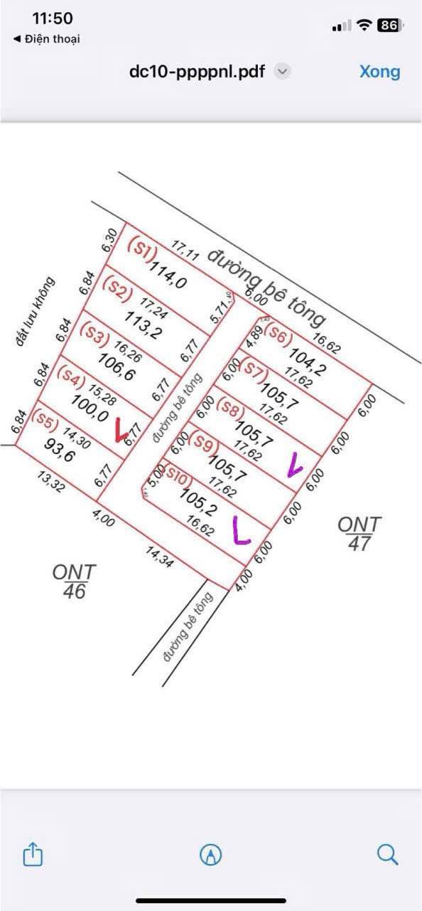 Đất nền Nam Lĩnh, Nam Đàn 105m² giá 1.12 tỷ - Đường 4m thông thoáng!