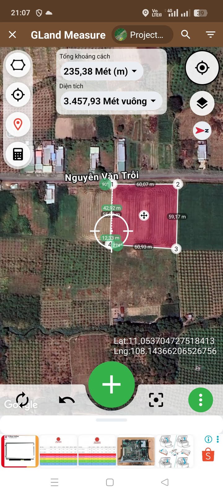 Đất nền mặt tiền đường Nguyễn Văn Trỗi, thị trấn Ma Lâm 3420m² giá 800 triệu - Đầu tư sinh lời ngay!