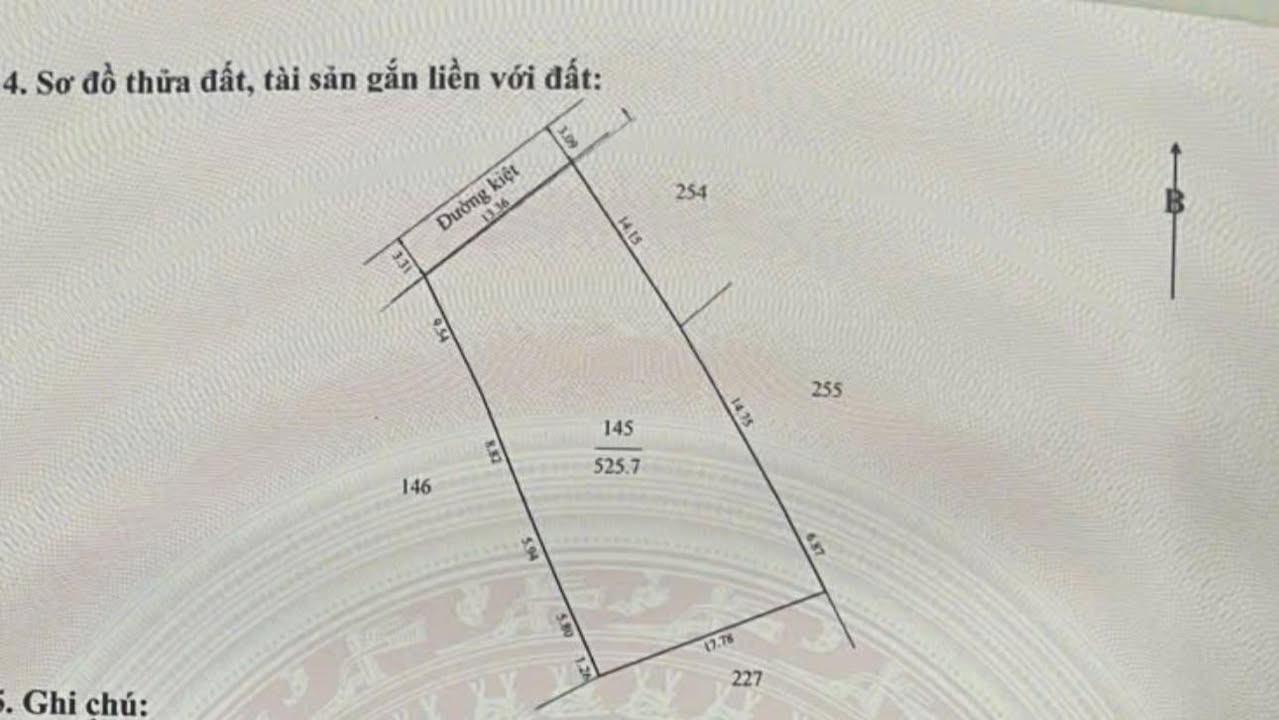 Đất nền Trần Thái Tông Huế 525m² giá 16 tỷ - Sổ hồng chính chủ, thổ cư 300m²!