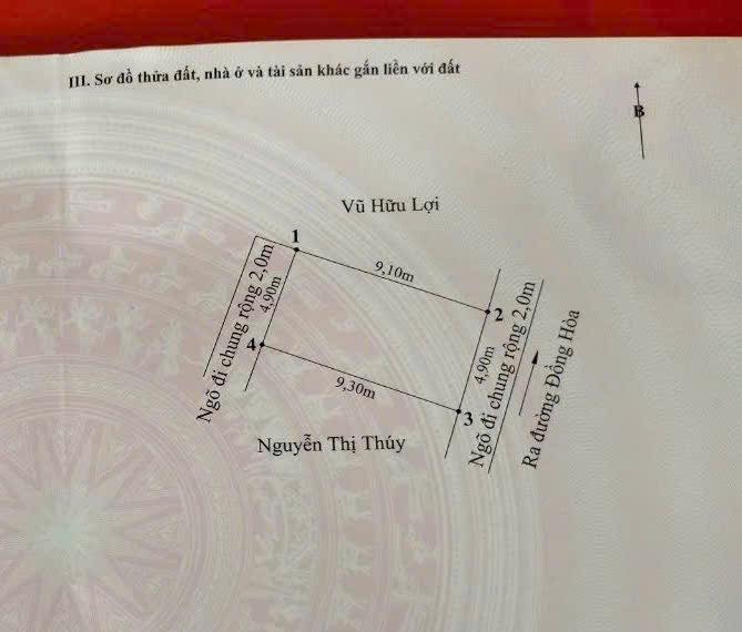 Lô đất đẹp tại Đồng Hòa, Hải Phòng 45m² giá 1.78 tỷ - Cơ hội đầu tư hiếm có!