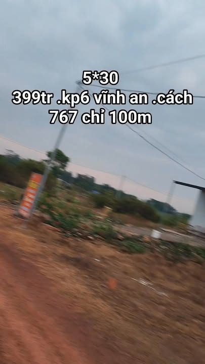 Đất nền khu phố 6 Vĩnh An 150m² giá chỉ 399 triệu - Cơ hội đầu tư hấp dẫn!