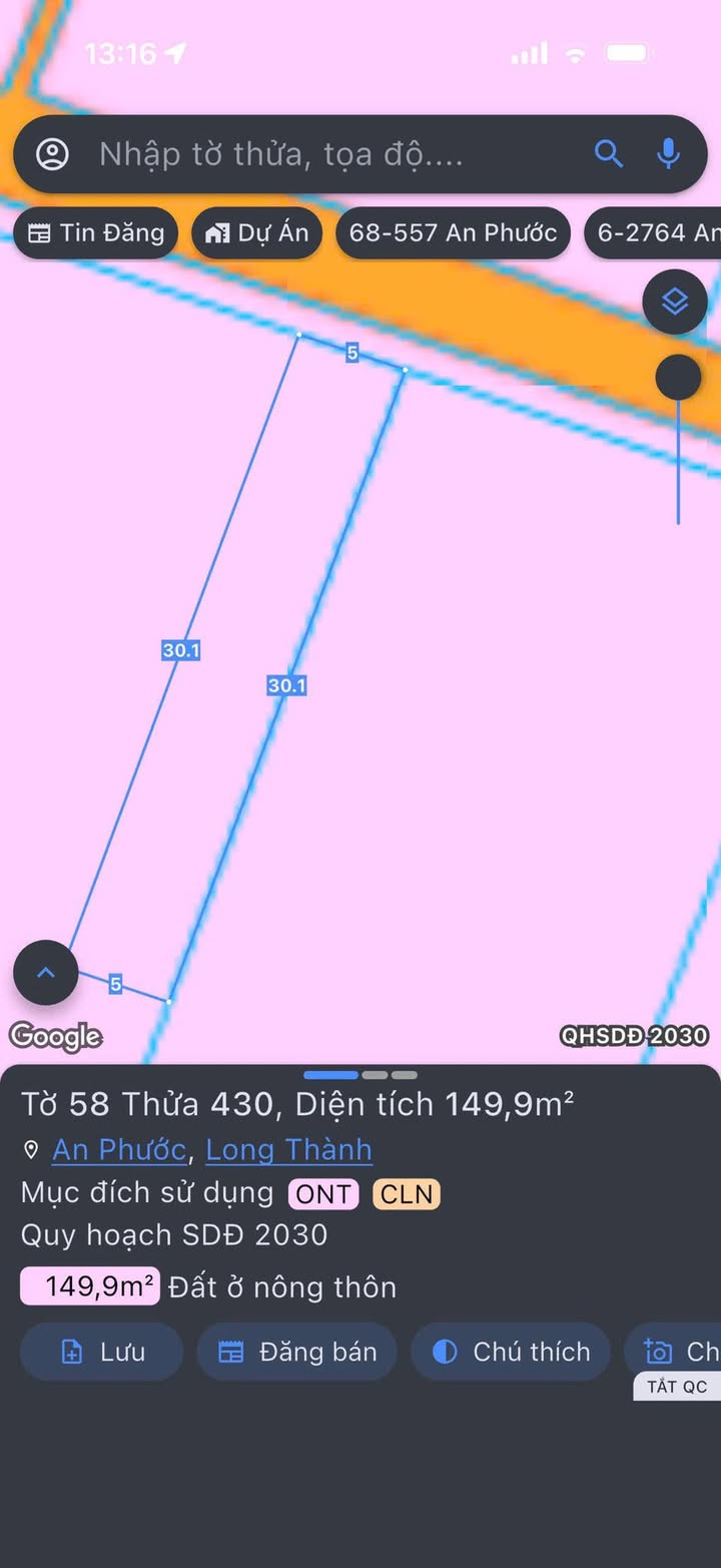 Đất nền An Phước, Long Thành 150m² giá 1.3 tỷ - Sổ đỏ chính chủ, xây dựng tự do!