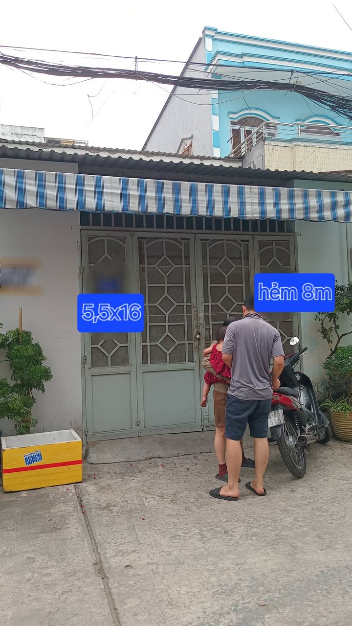 Nhà nguyên căn cho thuê đường Đất Mới, Bình Trị Đông 88m² - An ninh, yên tĩnh