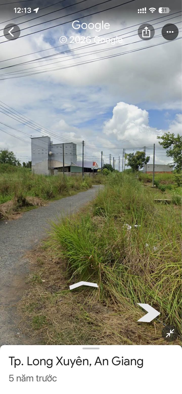 Đất nền thổ cư 170m² tại phường Mỹ Hòa, Long Xuyên - Giá chỉ 1.1 tỷ!