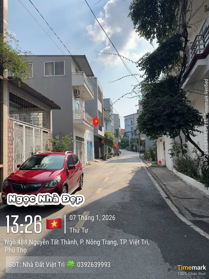 Nhà 3 tầng Đào Duy Kỳ, Việt Trì 81m² giá 5.8 tỷ - Chính chủ bán gấp!