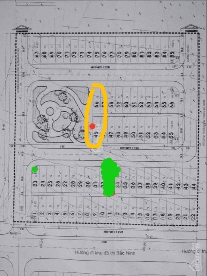 Đất nền Đại Phúc Bắc Ninh 76m² giá 9 tỷ - View vườn hoa tuyệt đẹp!