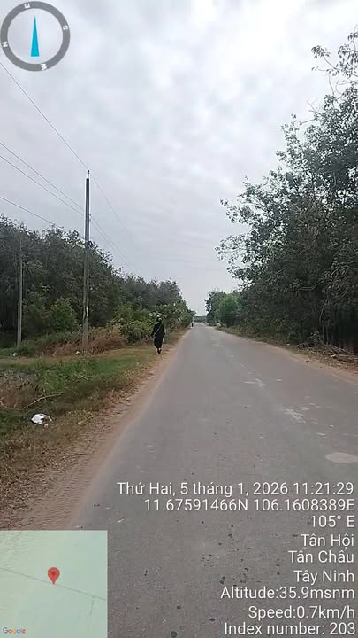 Đất nền mặt tiền đường ĐT785, Tân Hội, Tân Châu, Tây Ninh 10.000m² giá 2 tỷ - Cơ hội đầu tư sinh lời!