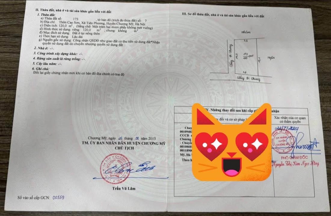 Đất nền Tiên Phương, Chương Mỹ 120m² giá chỉ 4 tỷ - Bán gấp, thương lượng ngay!