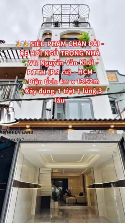 Nhà Gò Vấp 54m² giá thỏa thuận - Xe hơi ngủ trong nhà!