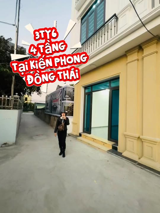 Nhà 4 tầng Đồng Thái, An Dương, Hải Phòng 55m² giá 3.6 tỷ - Thiết kế hiện đại, ô tô vào tận nhà!