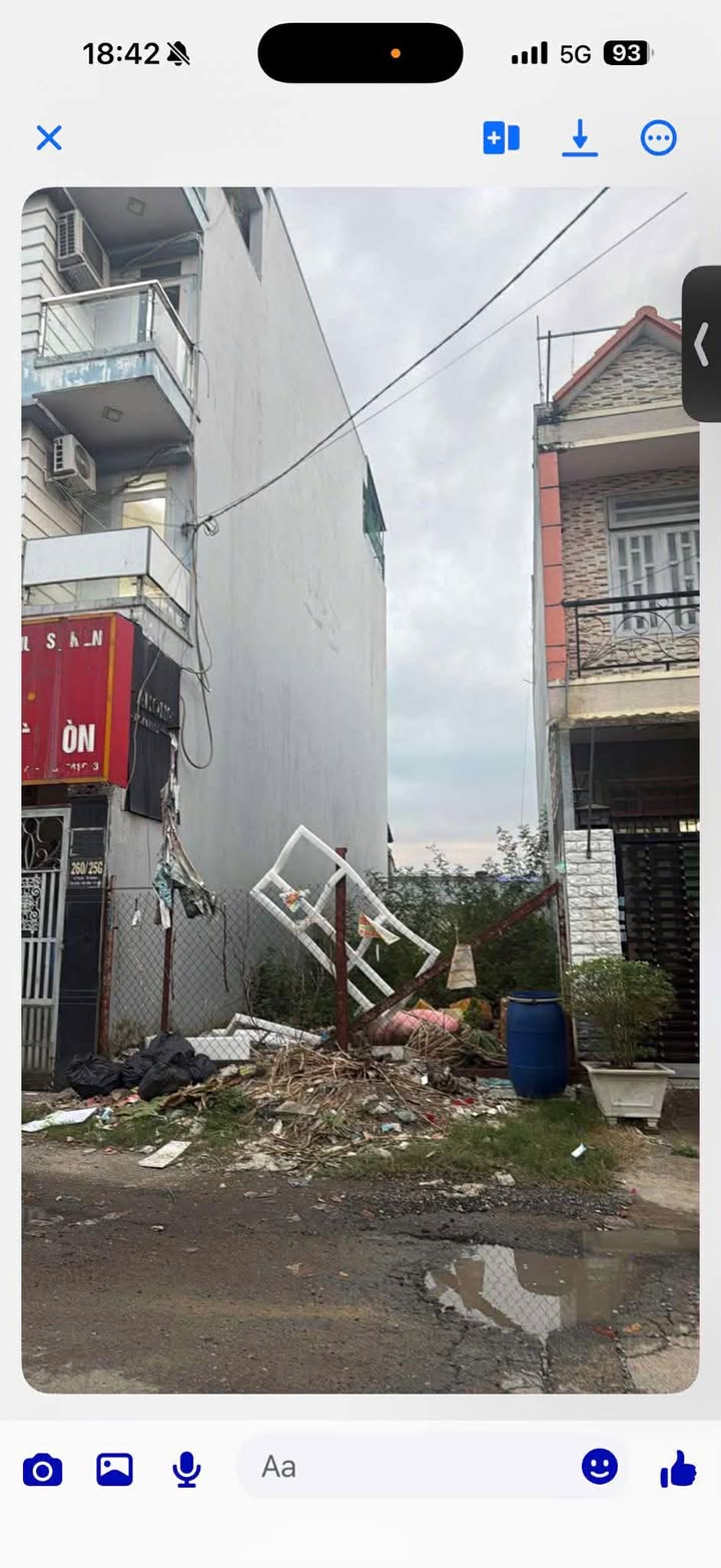 Đất thổ cư Ấp Chánh 1, Tân Xuân 78m² giá 5.7 tỷ - Hẻm xe hơi, khu dân cư đông đúc!