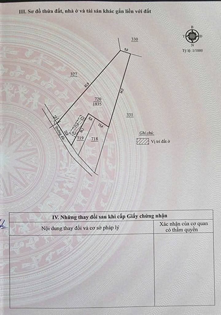 Đất nền xã Ka Đơn huyện Đơn Dương 1835m² giá 1,2 tỷ - Mặt tiền đường pê tông rộng rãi