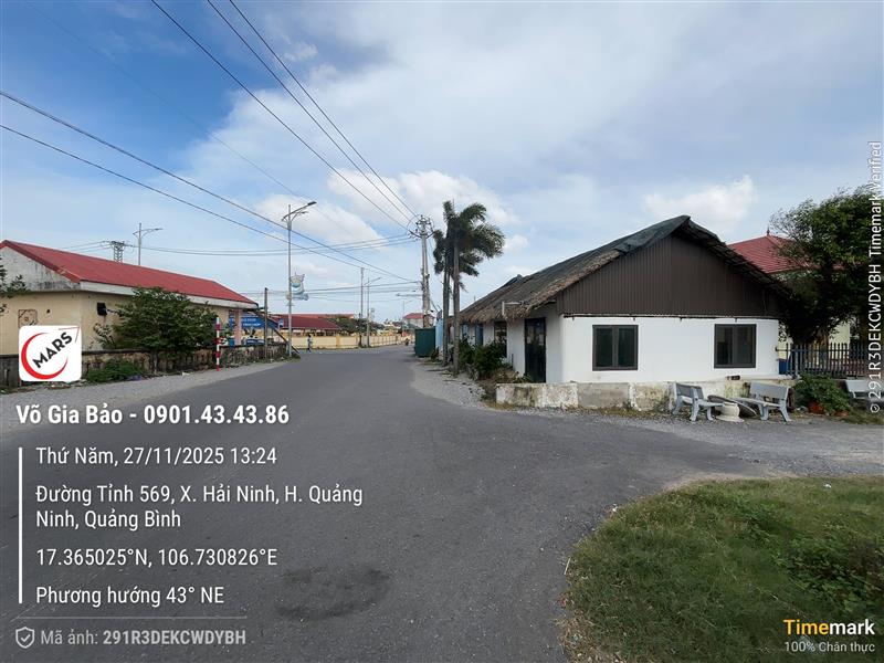 Đất thổ cư Xuân Hải, Hải Ninh 555m² - Cách biển 300m, thích hợp kinh doanh