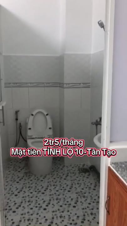 Phòng cho thuê mặt tiền Tỉnh Lộ 10, Tân Tạo, Bình Tân - 2.5 triệu/tháng, mới đẹp!