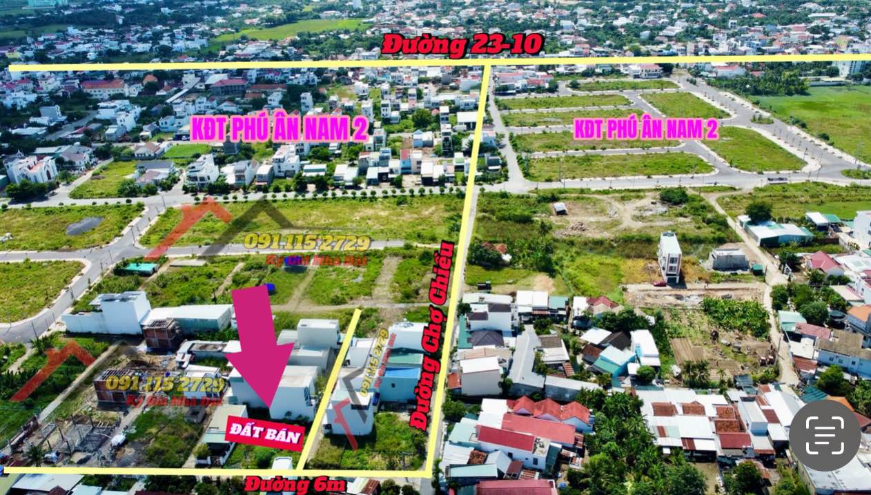 Đất nền KĐT Phú Ân Nam 2 77m² giá 1.635 tỷ - Xây dựng tự do, sổ đỏ trao tay!