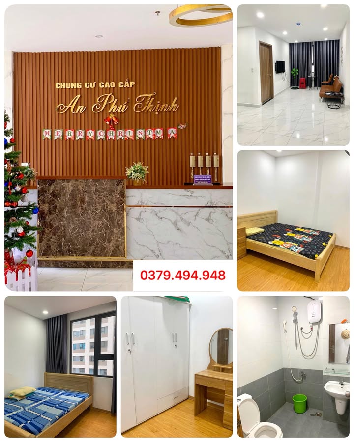 Chung cư An Phú Thịnh Quy Nhơn 52m² giá từ 4 triệu - Full nội thất, tiện nghi