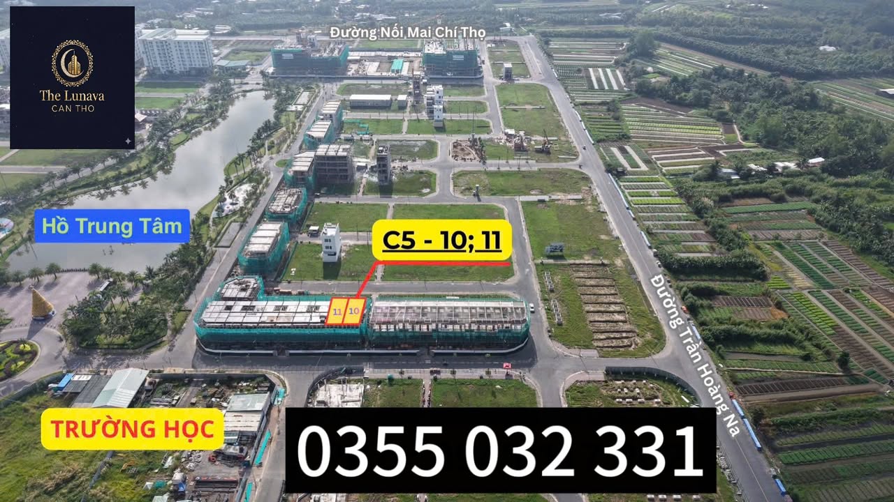 Shophouse C5-10 & C5-11 Nam Long II Central Lake 500m² - Cơ hội đầu tư sinh lời tại Cần Thơ!