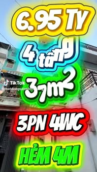 Nhà phố Trần Bình Trọng, Bình Thạnh 37m² giá 6.95 tỷ - Hẻm xe hơi, nội thất mới đẹp!