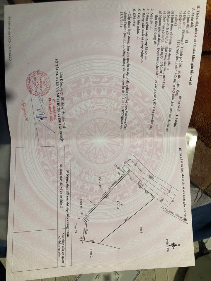 Lô đất 60m² đường Trương Văn Hoàn, phường Lâm Viên - Đà Lạt giá 850 triệu - Pháp lý rõ ràng, đầu tư sinh lời!