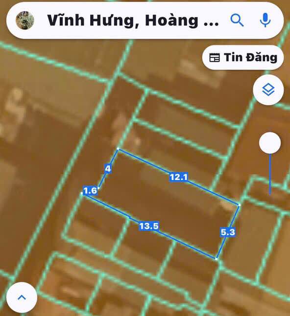 Đất thổ cư Vĩnh Hưng Hoàng Mai 50m² giá 4 tỷ - Đầu tư tiềm năng sinh lời cao!