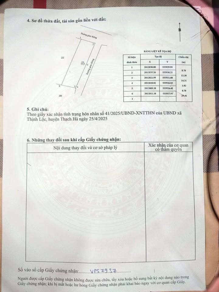 Đất Cẩm Thịnh, Cẩm Xuyên 252m² giá chỉ 600 triệu - Cơ hội sở hữu ngay!