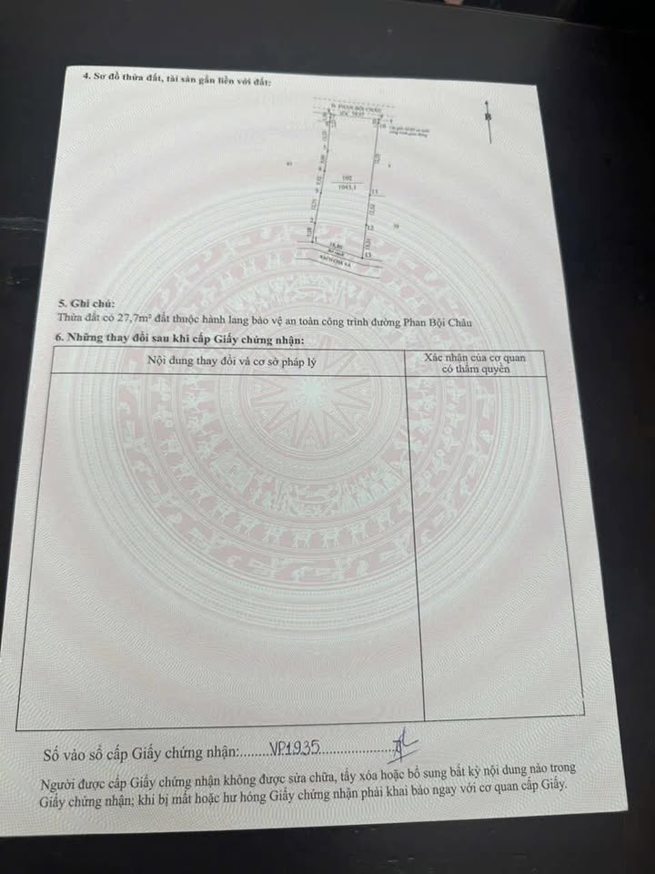 Đất nền mặt tiền Phan Bội Châu, Mỹ Xuyên, Ninh Kiều 600m² giá 2.5 tỷ - Thổ cư 100%