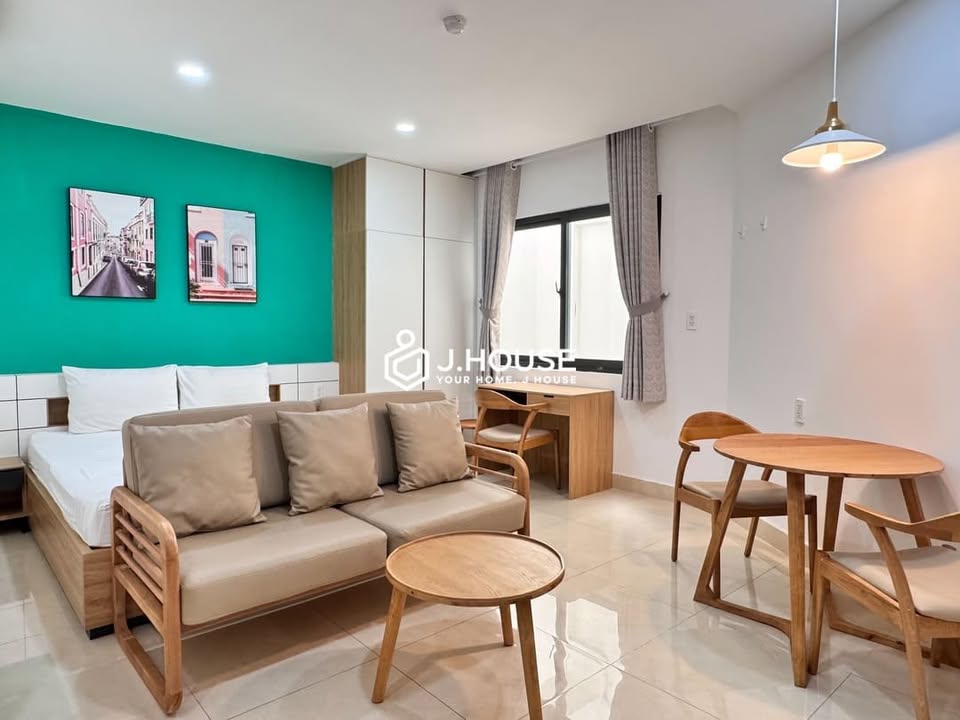 Căn hộ Studio cho thuê quận Bình Thạnh 30m² giá 10 triệu - Đầy đủ tiện nghi, sẵn sàng vào ở!