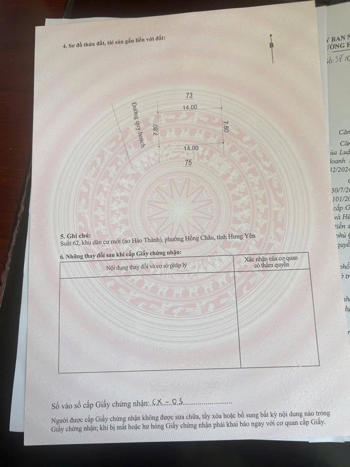 Lô đất đẹp tại Ao Hào Thành, Hưng Yên - 109m² giá 4.2 tỷ - Đầu tư sinh lời!