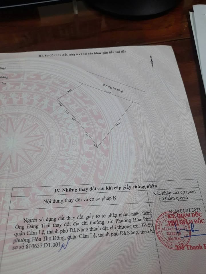 Đất thổ cư Hòa Tiến, Đà Nẵng 256m² giá thỏa thuận - Sẵn sàng xây dựng!