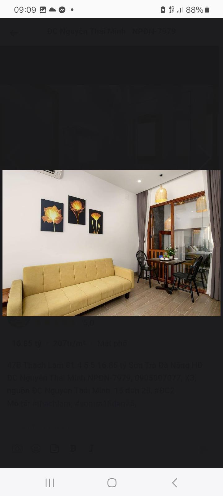 Căn hộ 5 tầng Thạch Lam, Sơn Trà, Đà Nẵng 82m² giá 17 tỷ - Đầu tư sinh lời ngay!