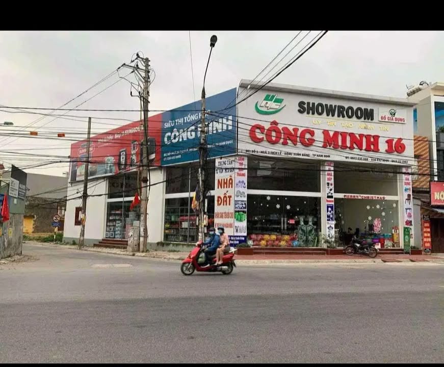 Nhà lô góc Đặng Xuân Bảng, TP Nam Định 473m² - Kinh doanh đa ngành nghề!