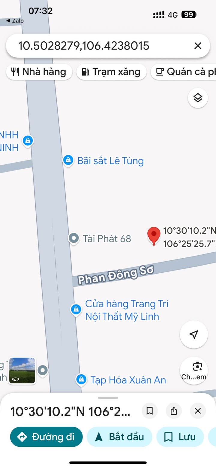 Đất mặt tiền đường Phan Đông Sơ, Tân An 3624m² giá 7.8 tỷ - Đầu tư sinh lời ngay!