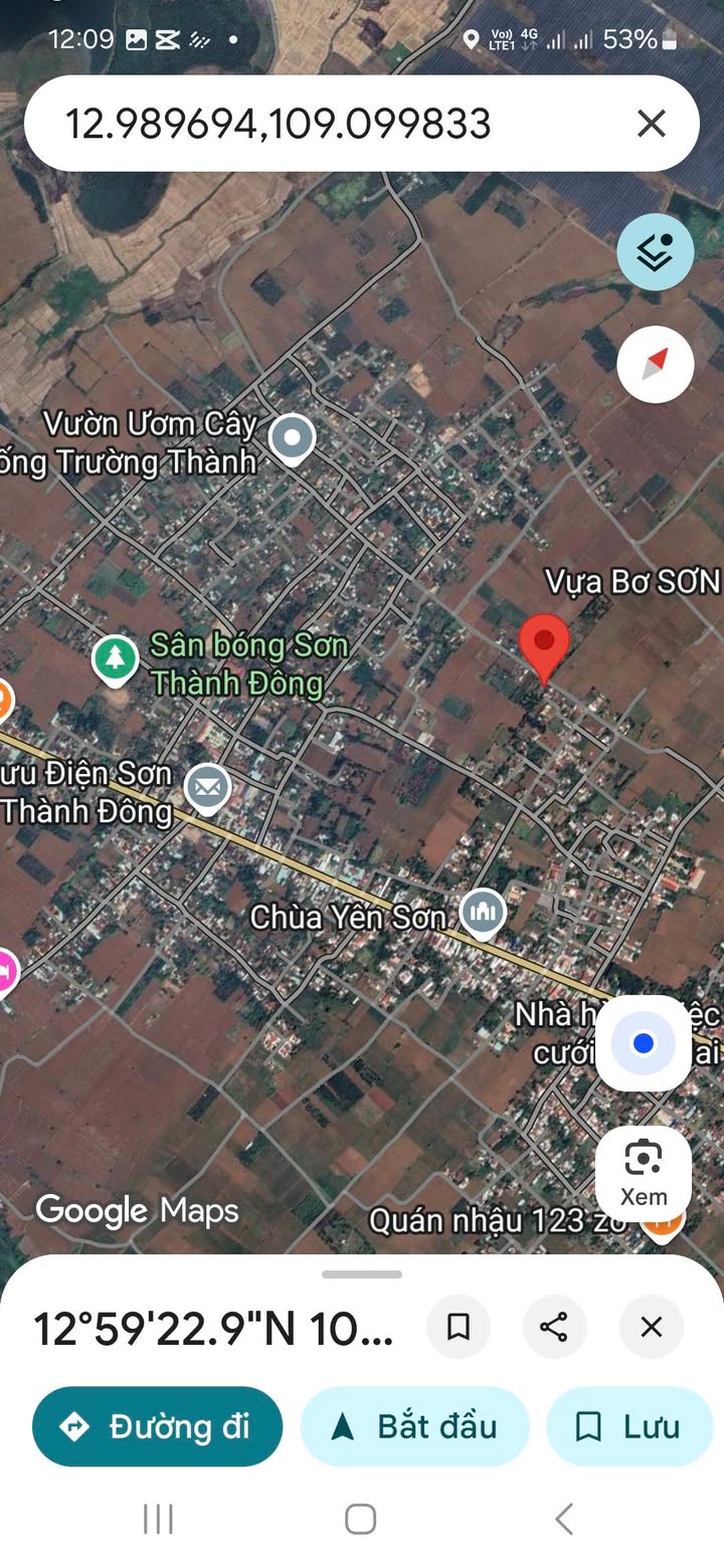 Đất vườn 3200m² tại Thôn Lạc Điền, Tây Hòa - Cơ hội đầu tư hiếm có!