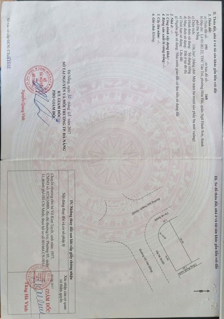 Đất nền 136m² đường Bùi Quốc Khái, Ngũ Hành Sơn, Đà Nẵng - Đầu tư sinh lời!