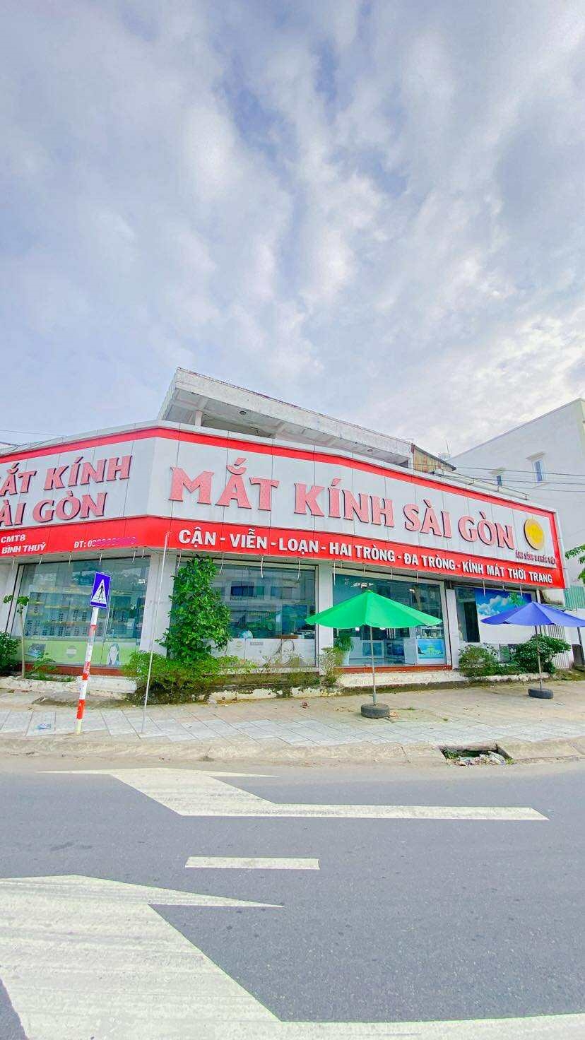 Nhà cho thuê 105m² góc 2 mặt tiền đường CMT8, Bình Thủy - Vị trí đắc địa, kinh doanh thuận lợi!