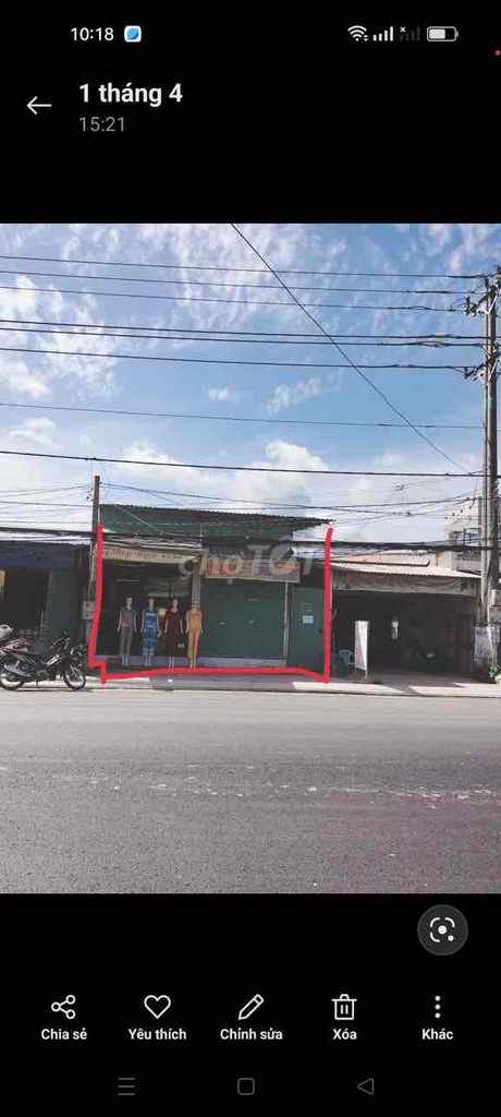 Nhà Mặt Tiền DT824 Mỹ Hạnh 168m² giá 5.45 tỷ - Doanh thu 12 triệu/tháng!