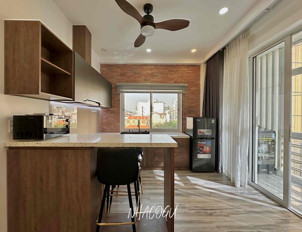 Căn hộ 1 phòng ngủ Tân Bình 50m² giá 9.8 triệu - Full nội thất tiện nghi