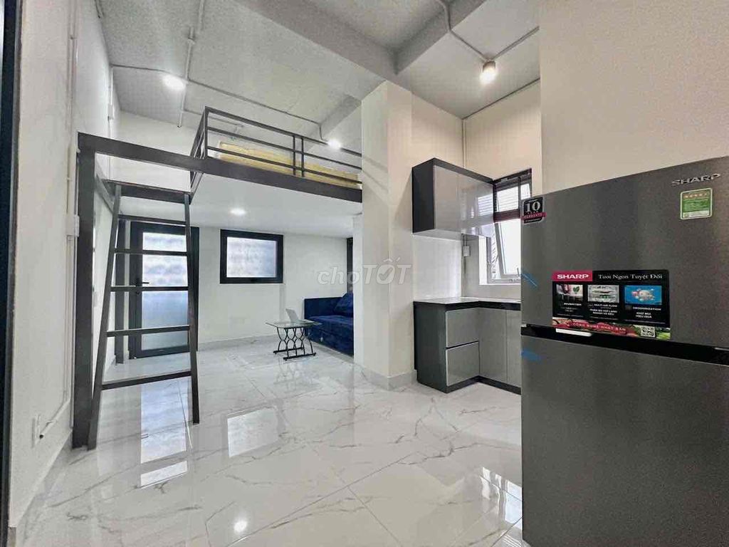 Căn hộ cho thuê tại Quận 7, 40m² giá 6.1 triệu - Phòng rộng, nuôi thú cưng