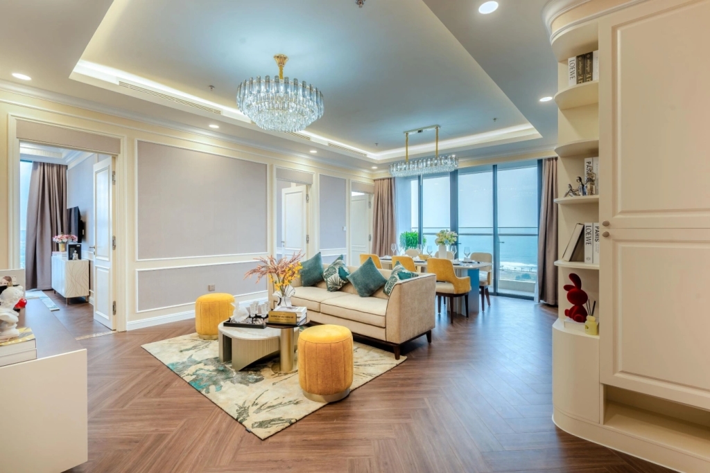 Căn hộ Newtown Diamond Đà Nẵng 81m² giá 4.6 tỷ - Trực diện biển, ưu đãi hấp dẫn!