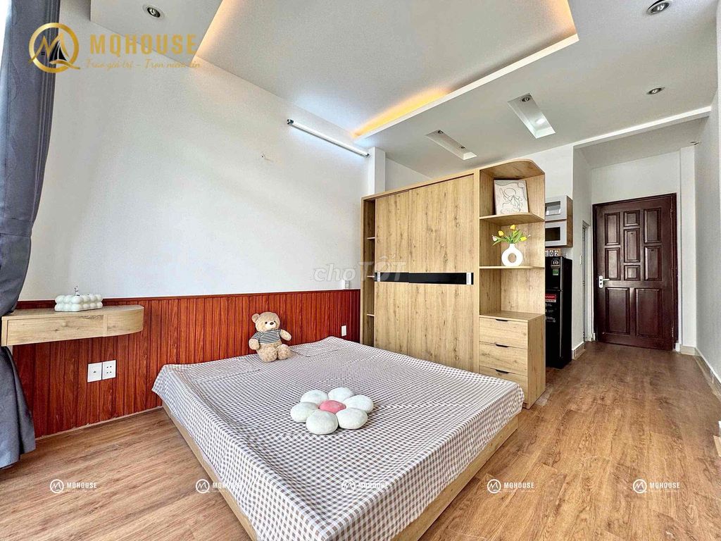 Studio ban công Ni Sư Huỳnh Liên 35m² giá 5.3 triệu - Dọn vào ở ngay!