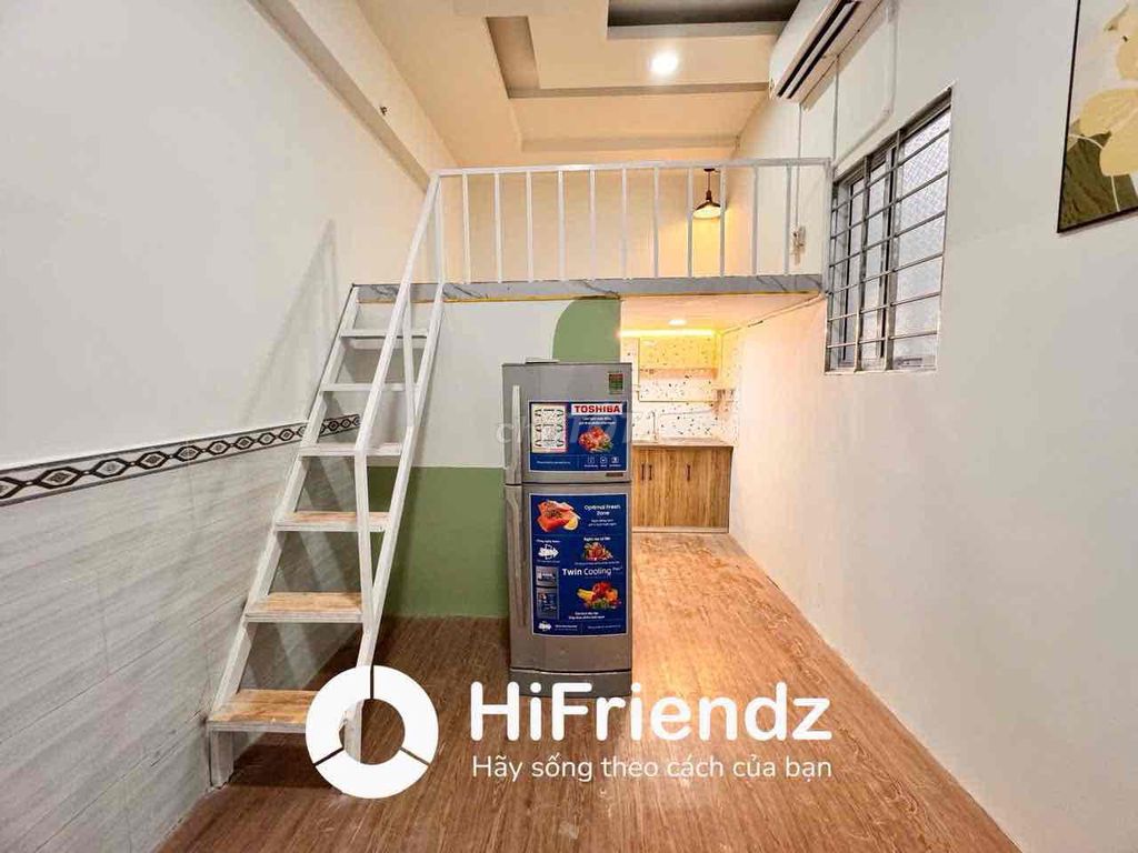 Căn hộ Duplex trệt Nguyễn Thị Tú 26m² giá 3.1 triệu - Full nội thất mới xây!