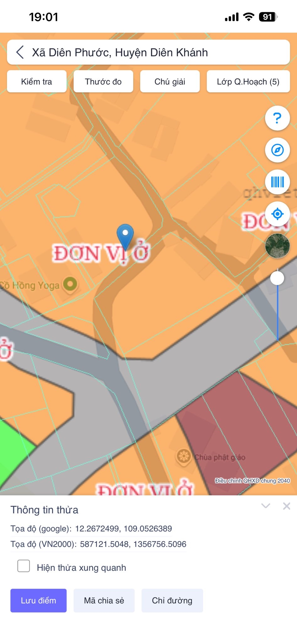 Đất nền Diên Thọ, Diên Khánh 100m² giá 740 triệu - Sổ hồng lâu dài, vị trí đắc địa!