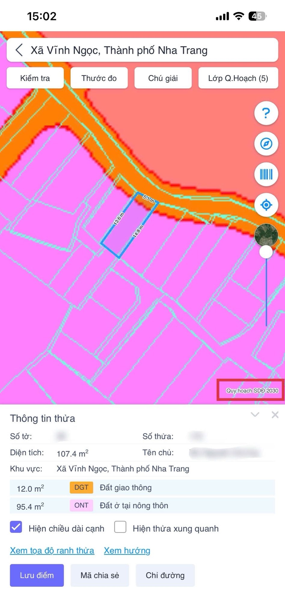 Bán 2 căn nhà liền kề hẻm ô tô Vĩnh Ngọc 107.4m² giá 3.75 tỷ - Gần chợ chiều