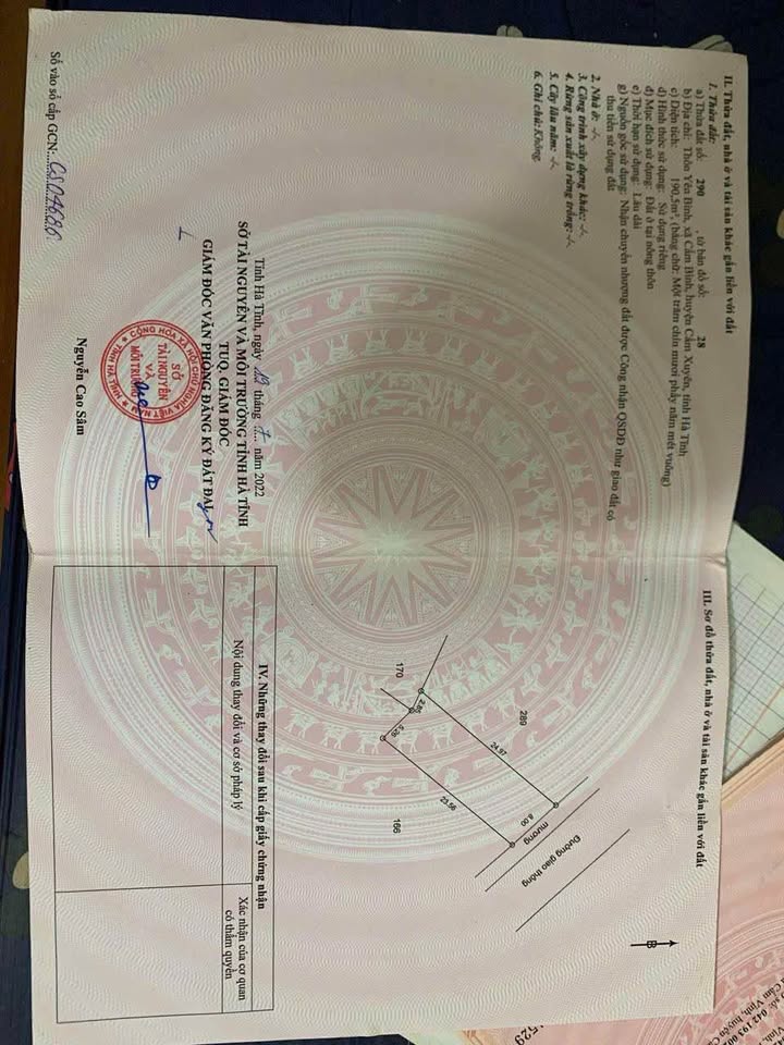 Đất nền Cẩm Bình, Cẩm Xuyên 190.5m² giá 11xx - Đường bê tông thông thoáng!