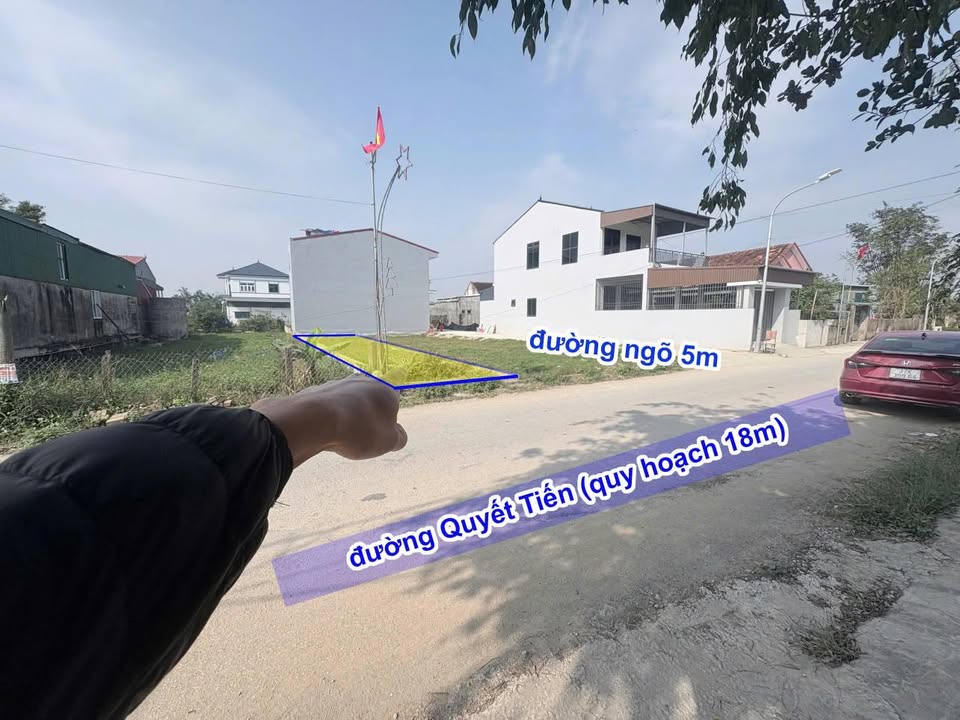 Đất nền đường Quyết Tiến, Nghi Kim 100m² giá 2.38 tỷ - Đường quy hoạch 18m