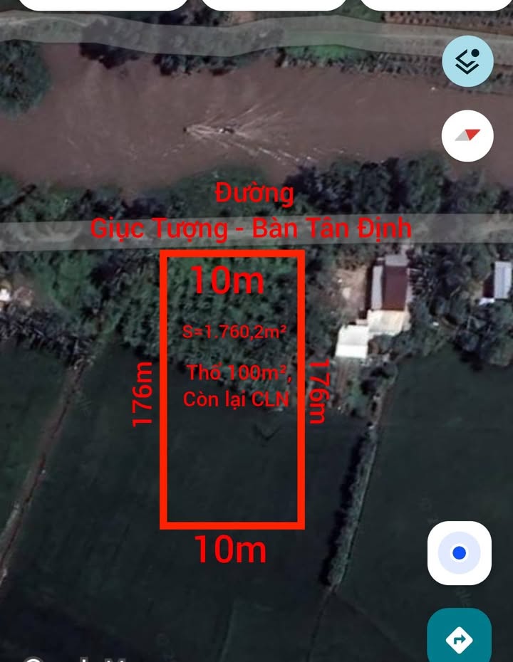 Đất nền thổ cư 1.760,2m² tại Châu Thành - Giá đầu tư chỉ 2 tỷ!